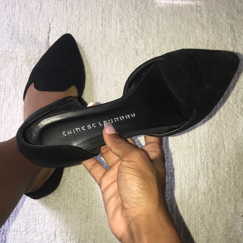Black Chinese Laundry Flats
